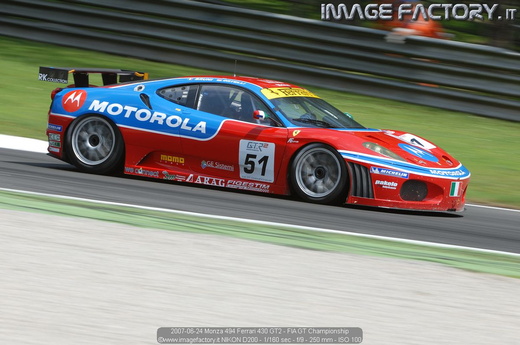 2007-06-24 Monza 494 Ferrari 430 GT2 - FIA GT Championship